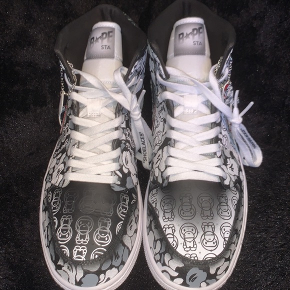 Jordan 1 Custom Bape - Picture 12 of 14